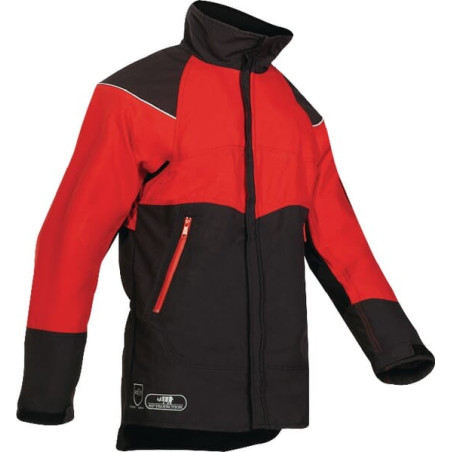 Veste de sécurité gris - rouge L SIP 1SIVL