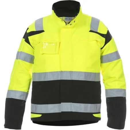 Veste d’été Harwich Trendy haute visibilité jaune - noir taille 56 HYDROWEAR 044479YB56