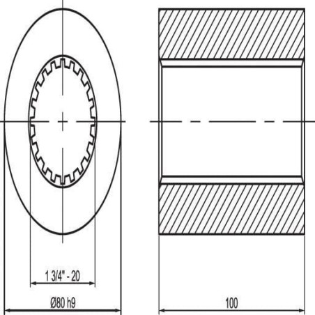 Tube UNIVERSEL 6740209KR