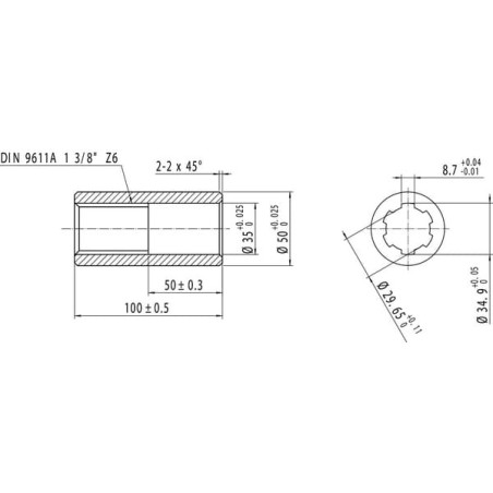 Tube UNIVERSEL 6740190KR