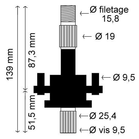 Plan Fiche Technique Palier de lame MTD 717-0900 pièce détachée tracteur tondeuse autoportée