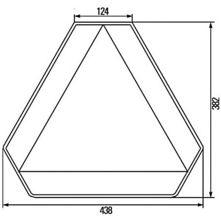 Triangle de signalisation HELLA 8RW341235007