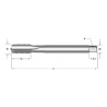 Taraud machine M30 x 1,5mm DORMER E268M30X15