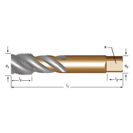 Taraud de machine DORMER EX4038