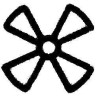 Symbole ventilateur, lentement HELLA 9XT713630531