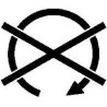 Symbole stop moteur HELLA 9XT714300401