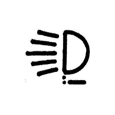Symbole phare avant HELLA 9XT713630421