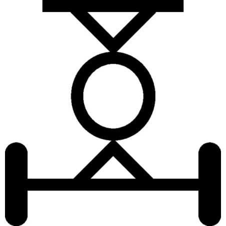 Symbole essieu pendulaire HELLA 9XT713630761