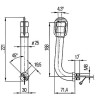 Support de gyrophare à visser HELLA 9XD990284001