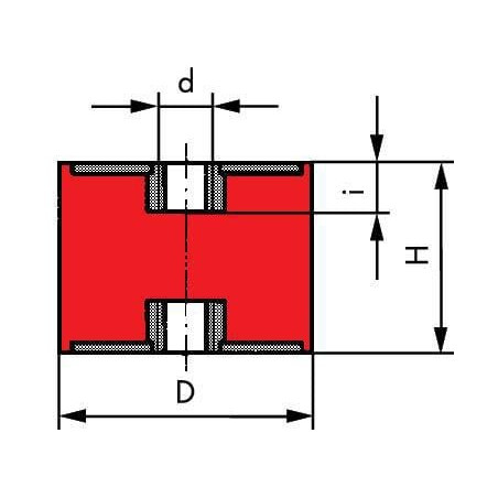 Silent bloc type C UNIVERSEL 5040C55