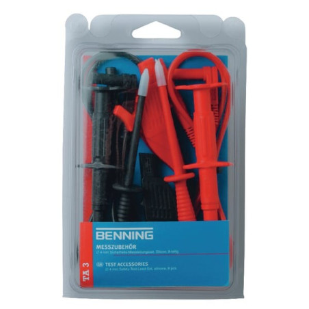 Set de cordons de mesure de sécurité TA3 BENNING 044126