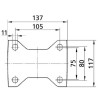 Roulettes pour charges lourdes à bandage en polyuréthane TENTE 4688ITP160P63