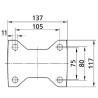 Roulettes pour charges lourdes à bandage en polyuréthane TENTE 4688IEP160P63
