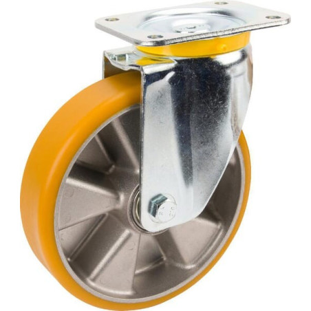 Roulettes pour charges lourdes à bandage en polyuréthane TENTE 4680ITP250P63