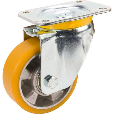 Roulettes pour charges lourdes à bandage en polyuréthane TENTE 4680ITP125P63