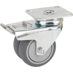 Roulettes pivotantes doubles TENTE 2977PJP075P50