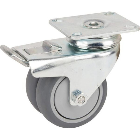 Roulettes pivotantes doubles TENTE 2977PJP075P50