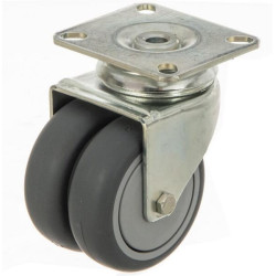Roulettes pivotantes doubles TENTE 2970PJP075P50