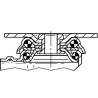 Roulettes pivotantes doubles TENTE 2970PJP075P50