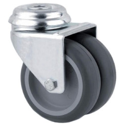 Roulettes pivotantes doubles TENTE 2970PJP075P3010