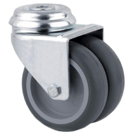 Roulettes pivotantes doubles TENTE 2970PJP075P3010