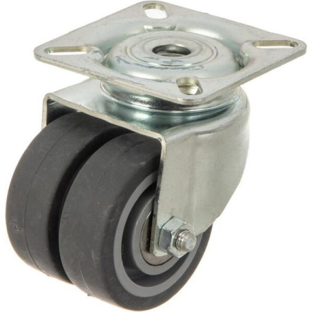 Roulettes pivotantes doubles TENTE 2970PJP050P40
