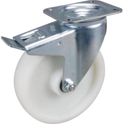 Roulettes pivotantes à bandage TENTE 3477UOR200P63