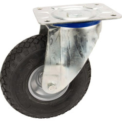 Roulettes pivotantes à bandage pneumatique TENTE 3480DQR260P65