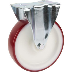 Roulettes pivotantes à bandage en polyuréthane TENTE 3478UAR200P63