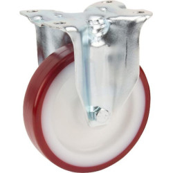 Roulettes pivotantes à bandage en polyuréthane TENTE 3478UAR125P62