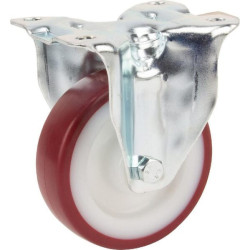 Roulettes pivotantes à bandage en polyuréthane TENTE 3478UAR100P62