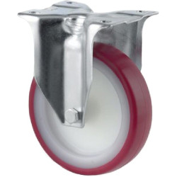 Roulettes pivotantes à bandage en polyuréthane TENTE 3478UAR080P62