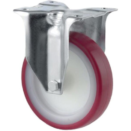 Roulettes pivotantes à bandage en polyuréthane TENTE 3478UAR080P62