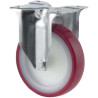 Roulettes pivotantes à bandage en polyuréthane TENTE 3478UAR080P62