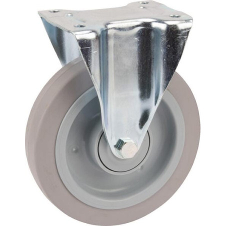 Roulettes pivotantes à bandage en caoutchouc élastique TENTE 3478UFP200P63