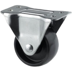 Roulettes en matière synthétique à platine de fixation TENTE 3438POO065P609554