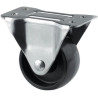 Roulettes en matière synthétique à platine de fixation TENTE 3438POO065P609554