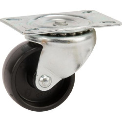 Roulettes en matière synthétique à platine de fixation TENTE 3430POO065P609570