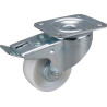 Roulette pivotante et frein TENTE 3477UOJ080P62