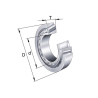 Roulements à rouleaux côniques INA/FFAG 32218A