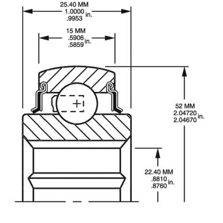 Roulement TIMKEN 205KRRB2C1