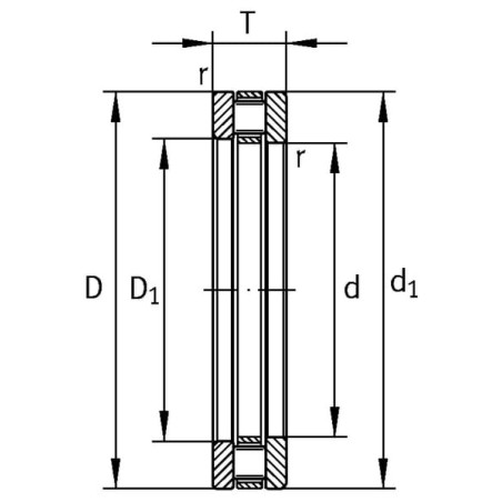 Roulement SKF K81106TN