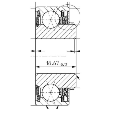 Roulement INA/FFAG F556129KLQ