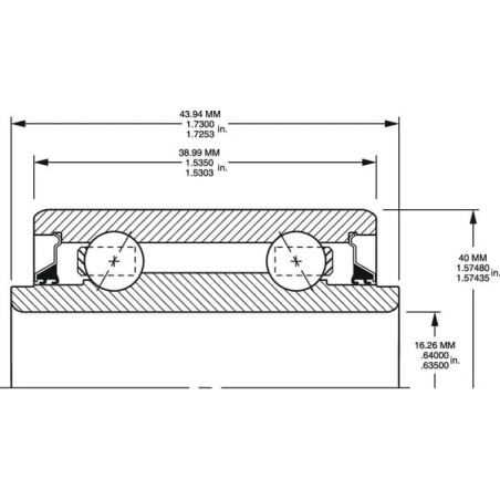 Roulement à billes TIMKEN 5203KYY2
