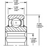 Roulement à billes TIMKEN 204KRR2