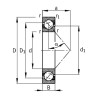 Roulement à billes oblique SKF 7318BECBJ