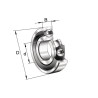 Roulement à billes INA/FFAG 622032RSR